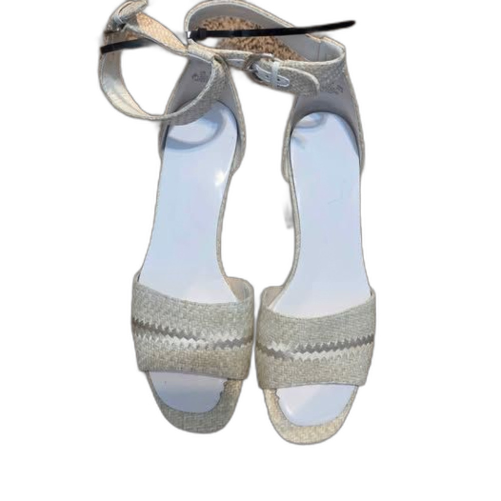 Naturlizer Woven Platform Block Heel Sandals US 9W